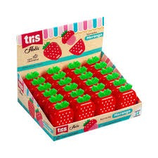 BORRACHA TRIS HOLIC MORANGO