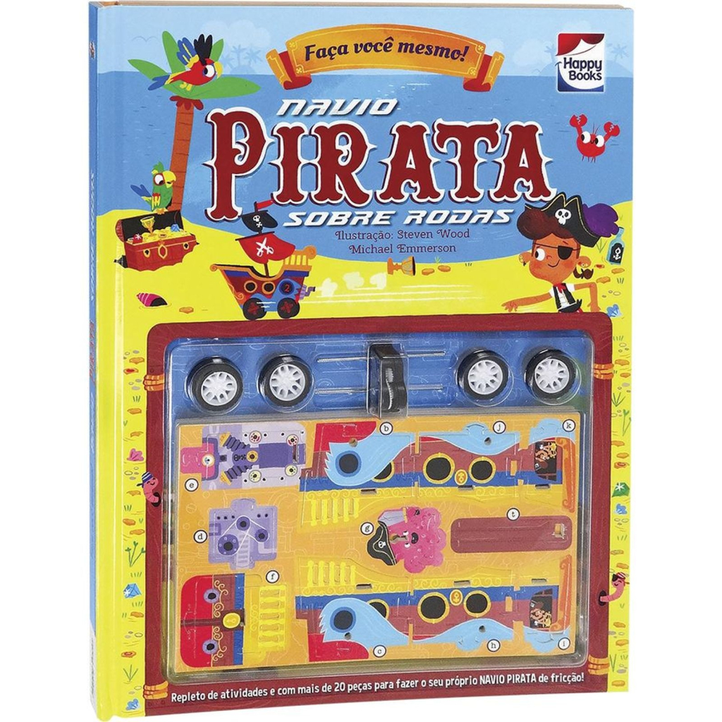 FACA VOCE MESMO! NAVIO PIRATA SOBRE RODAS