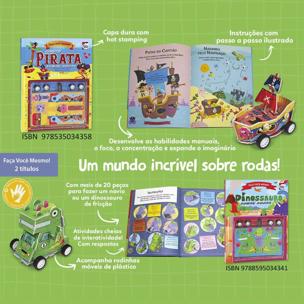 FACA VOCE MESMO! NAVIO PIRATA SOBRE RODAS