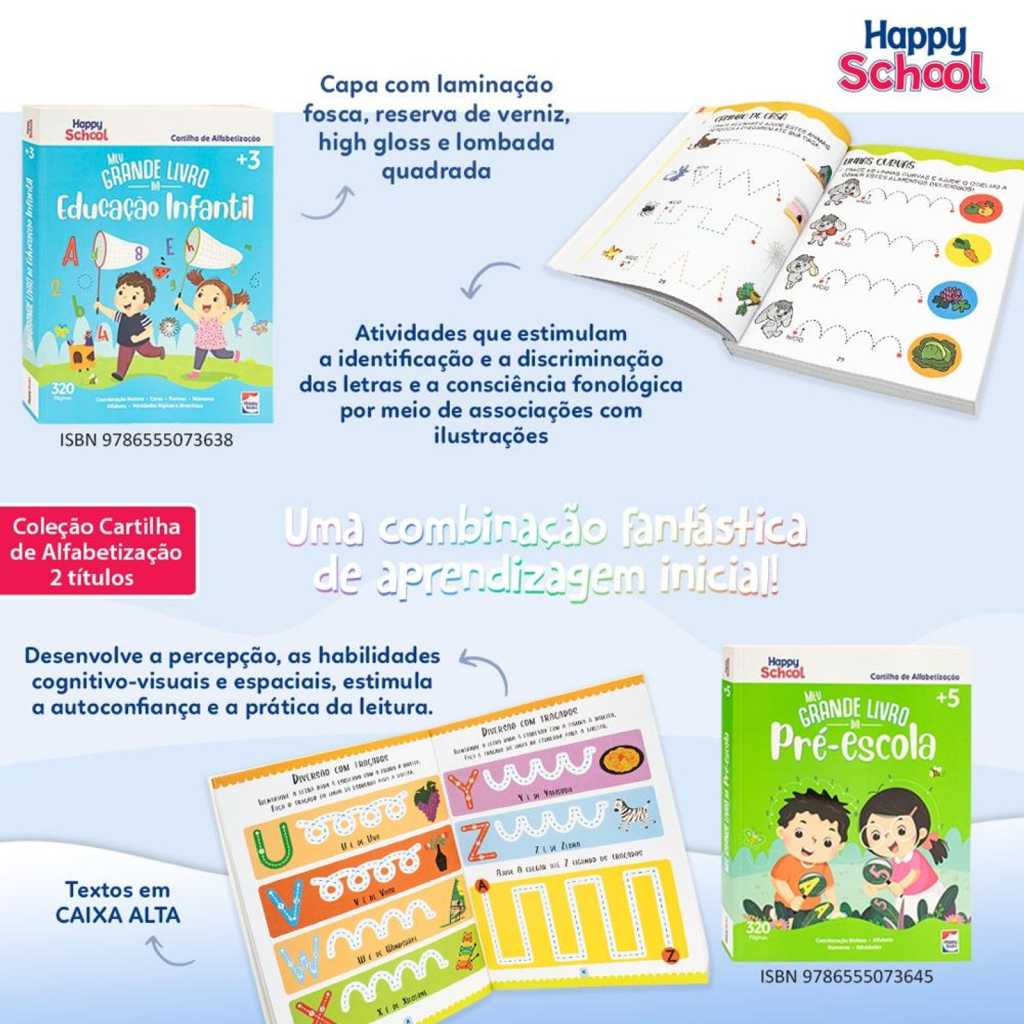 HS CARTILHA DE ALFABETIZACAO: EDUCACAO INFANTIL