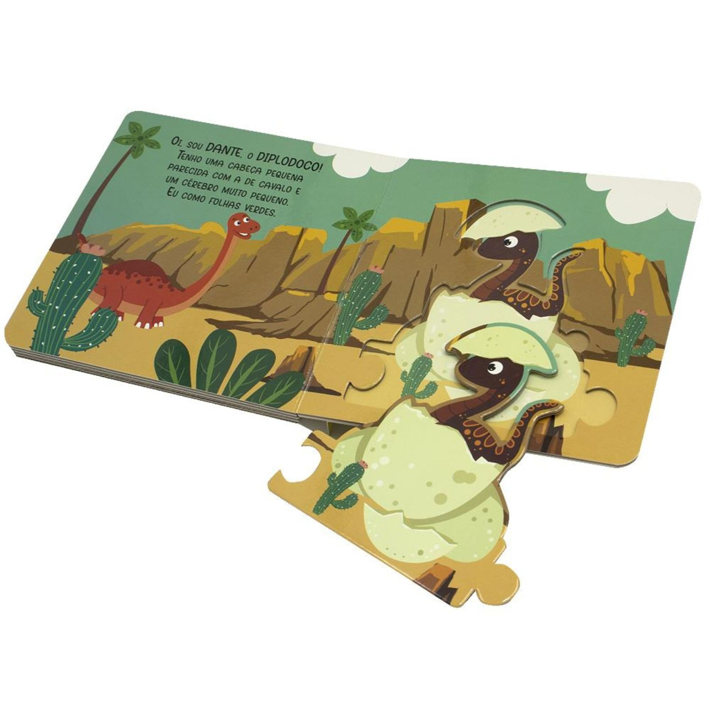 LEIA, ENCAIXE & BRINQUE: DINOSSAUROS