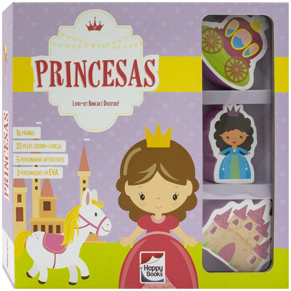 LIVRO BRINCAR E DIVERTIDO! PRINCESAS