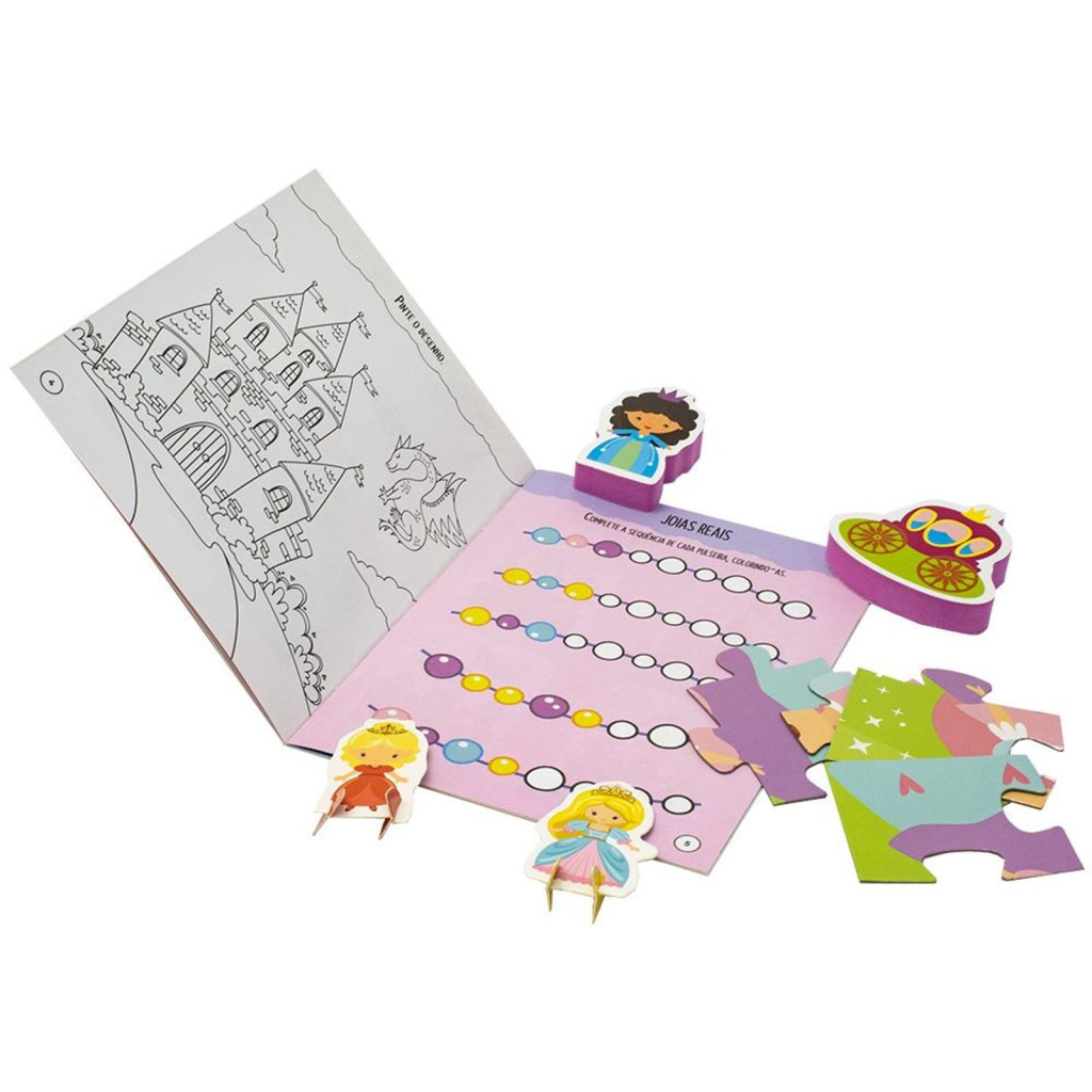 LIVRO BRINCAR E DIVERTIDO! PRINCESAS