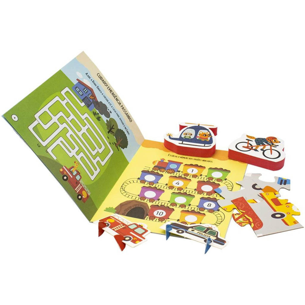 LIVRO BRINCAR E DIVERTIDO! VEICULOS