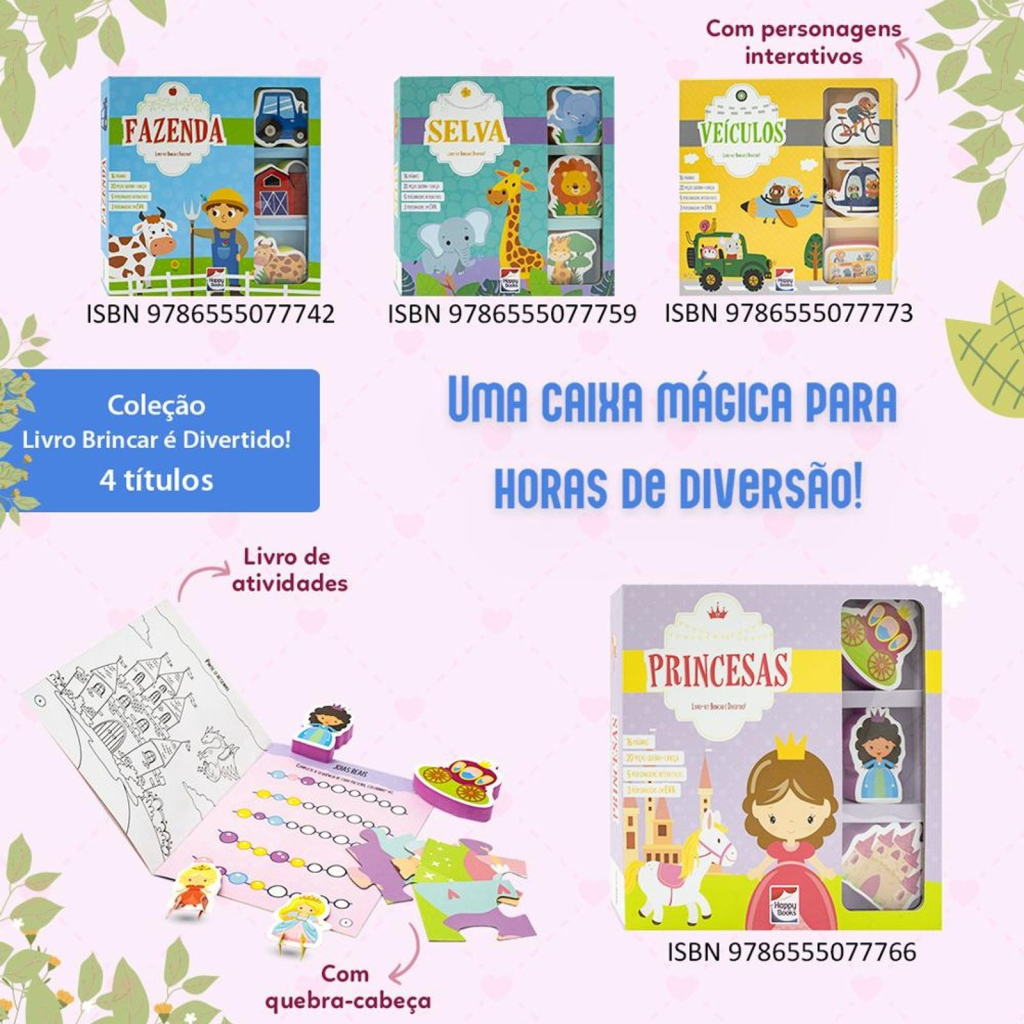 LIVRO BRINCAR E DIVERTIDO! VEICULOS
