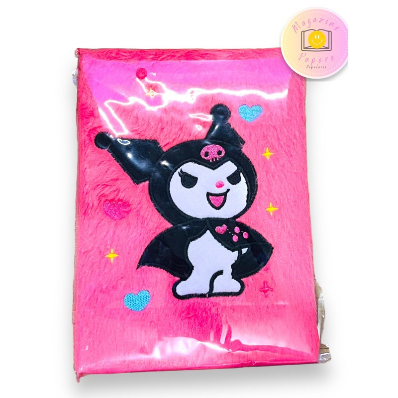 Caderno pelúcia KUROMI