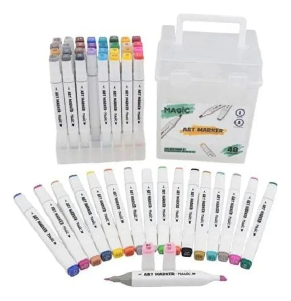 CANETINHA DE PINTURA 2 PONTAS INDIVIDUAL - Linha Branca