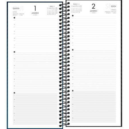 AGENDA ESPIRAL - COMERCIAL IDEALE M8 (TILIBRA) 2026