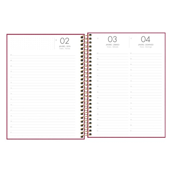 AGENDA ESPIRAL - LUME M7 (TILIBRA) 2026