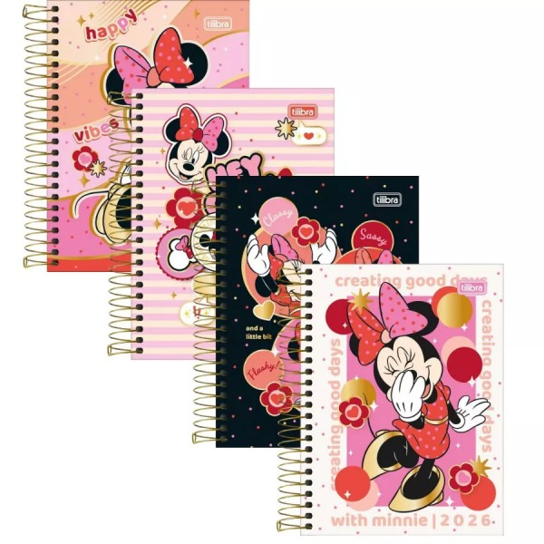 AGENDA ESPIRAL - MINNIE M4 (TILIBRA) 2026