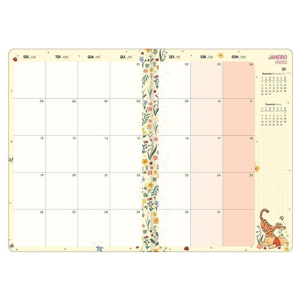 PLANNER GRAMPEADO POOH M7