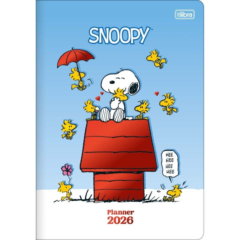 PLANNER GRAMPEADO - SNOOPY M7 (TILIBRA) 2026
