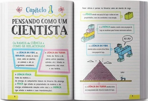 O GRANDE LIVRO DE CIENCIAS DO MANUAL DO MUNDO: ANOTACOES INCRIVEIS E DIVERTIDAS PARA VOCE APRENDER SOBRE A VIDA, O UNIVE