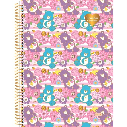 CADERNO UNIVERSITÁRIO ESPIRAL 1M - URSINHOS CARINHOSOS