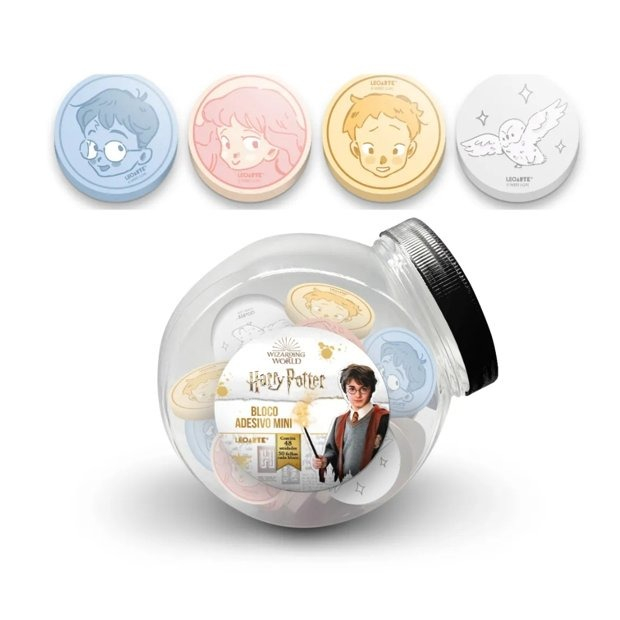BLOCO ADESIVO MINI COM FORMATO HARRY POTTER