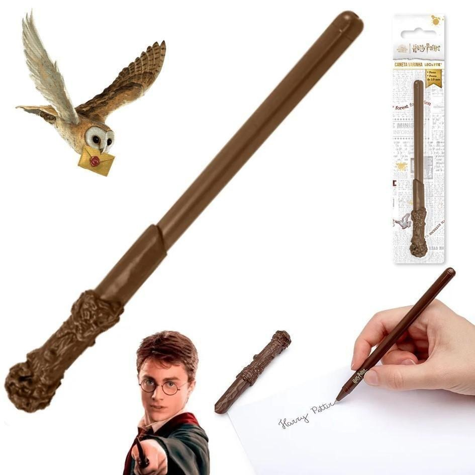 CANETA ESFEROGRÁFICA 1.0 - VARINHA HARRY POTTER