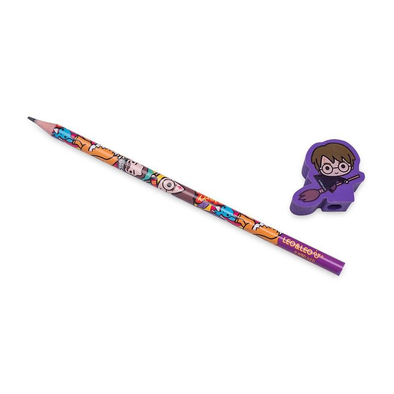 LAPIS HB COM BORRACHA NA PONTA HARRY POTTER