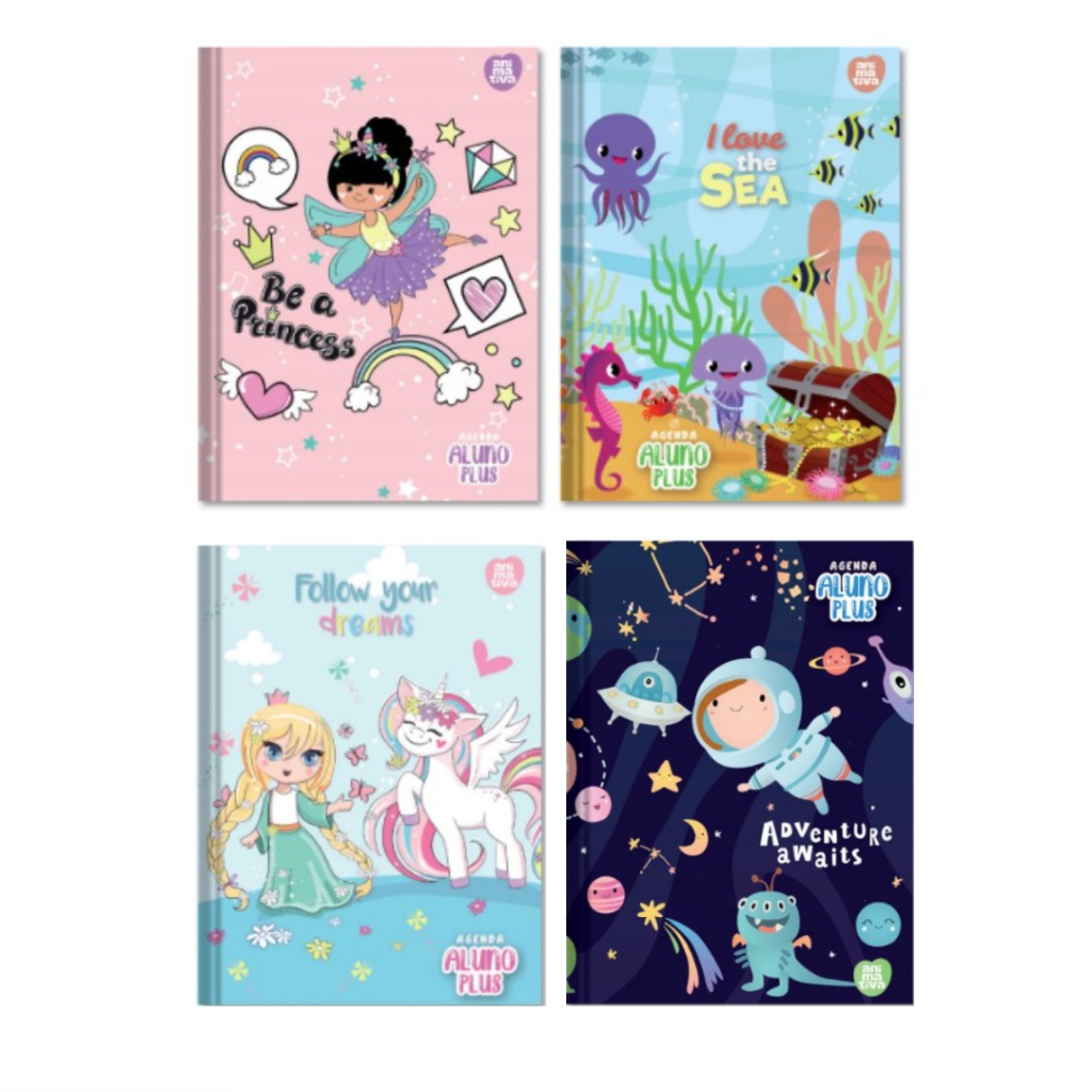 AGENDA COSTURADA ALUNO- 120X160MM