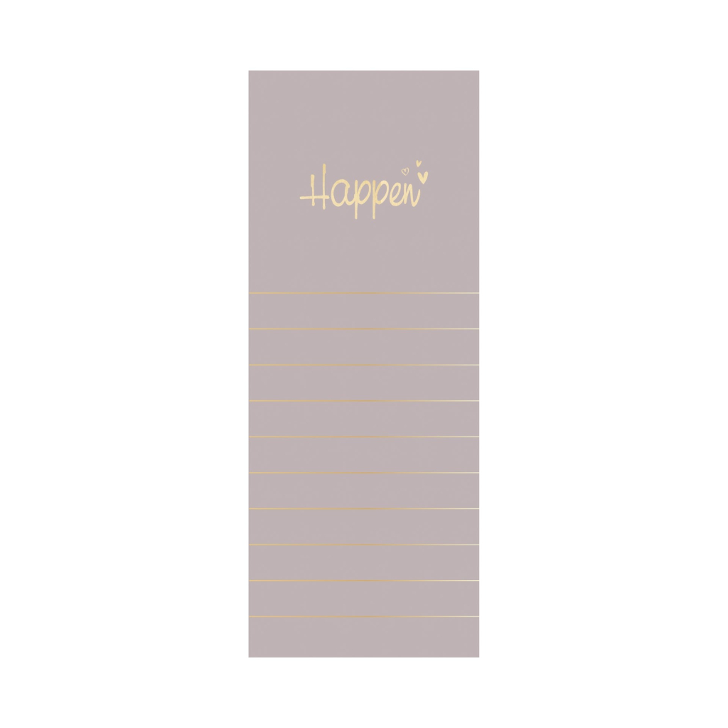 BLOCO DE NOTAS 23X9 - HAPPEN