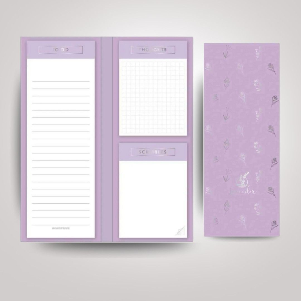 BLOCO DE NOTAS 23X9 - LAVENDER
