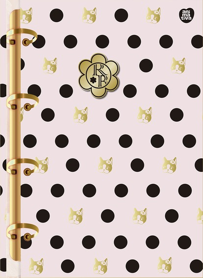 CADERNO COLEGIAL ARGOLADO 179X241 160F - REBECA BONBON