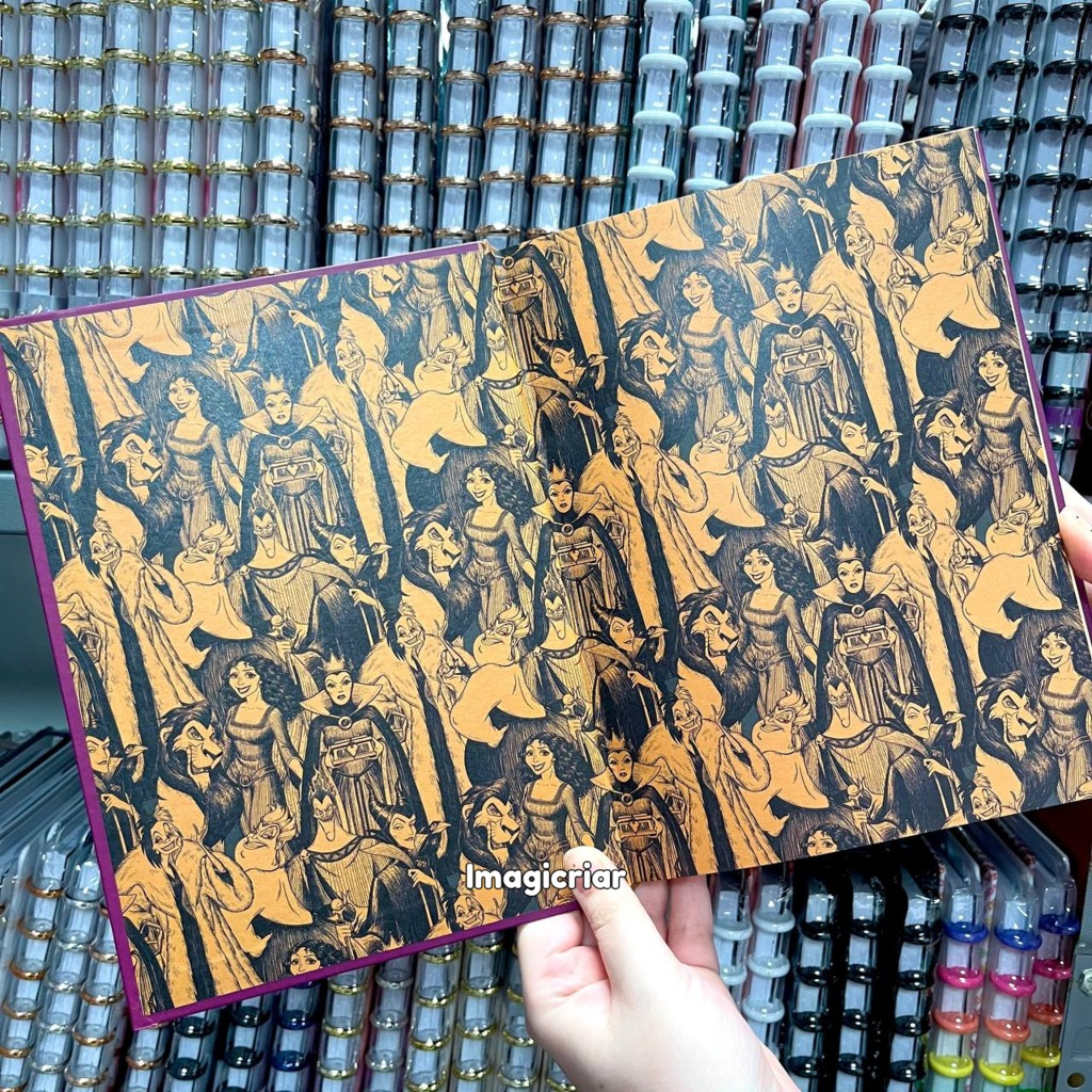 CADERNO COLEGIAL COSTURADO 160F - VILOES DISNEY VILLAINS