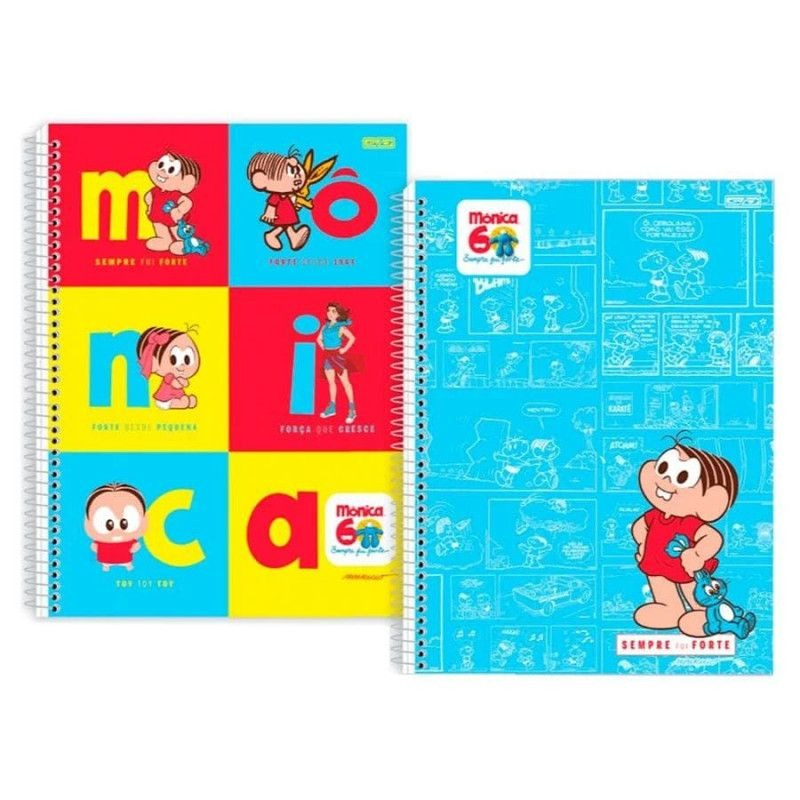CADERNO UNIVERSITÁRIO 1M 80F - MONICA