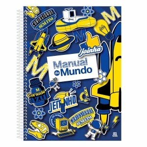 CADERNO UNIVERSITÁRIO 1M 80F - MANUAL DO MUNDO