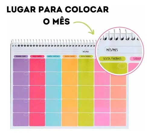 PLANNER PERMAMENTE ESPIRAL EASY ANIMATIVA