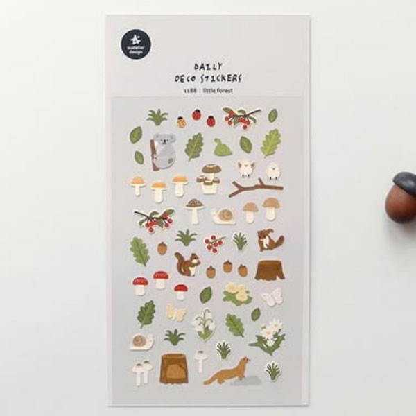 CARTELA DE ADESIVOS COREANOS - SUATELIER