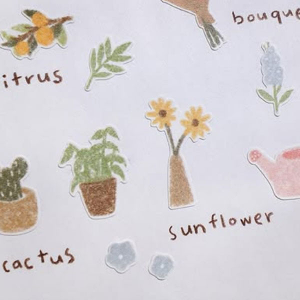 CARTELA DE ADESIVOS COREANOS - SUATELIER