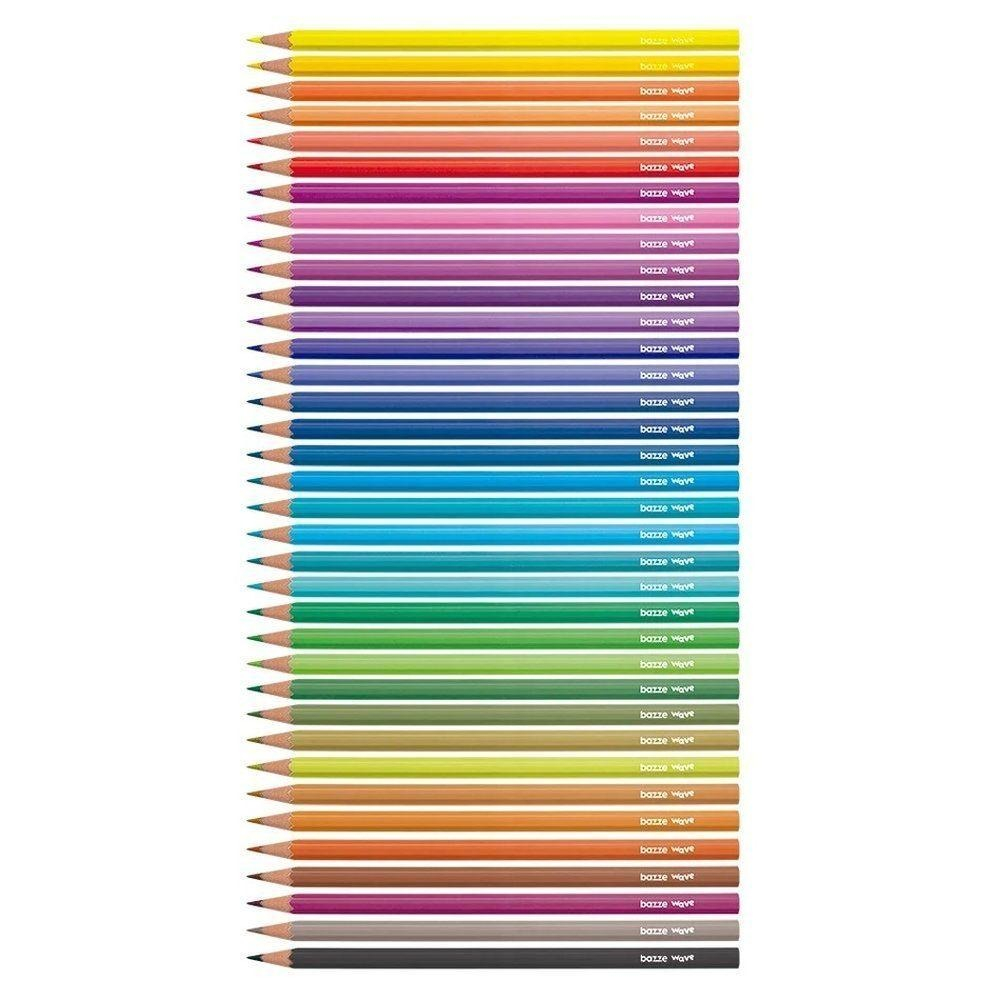 LÁPIS DE COR BAZZE WAVE - 36 CORES