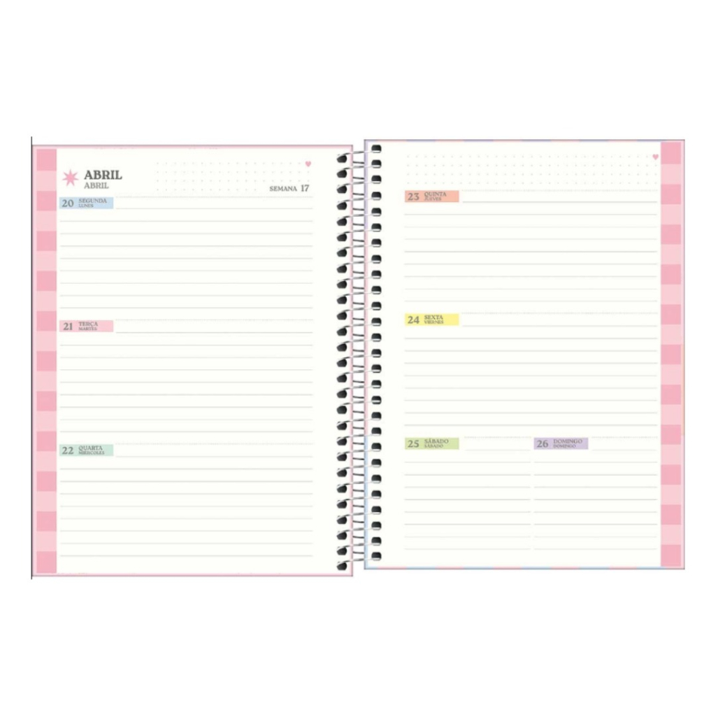 PLANNER ESPIRAL HAPPY M7 (TILIBRA)