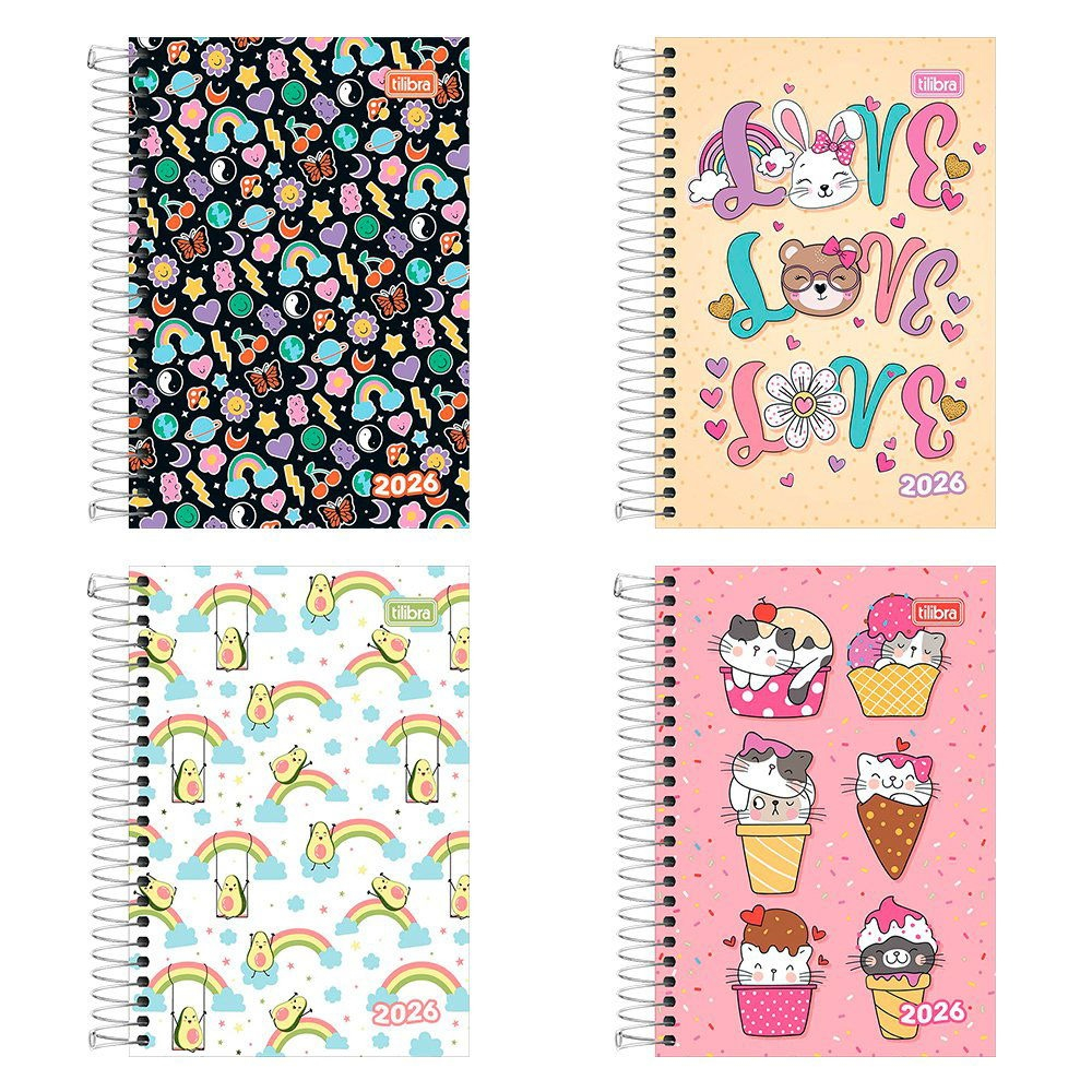 AGENDA ESPIRAL SPICE FEMININA M3