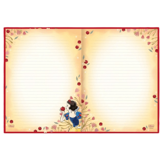 CADERNO COLEGIAL COSTURADO 80F - BRANCA DE NEVE