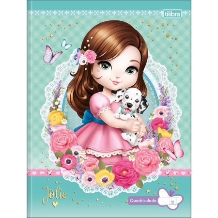CADERNO BROCHURA QUADRICULADO 1.0 JOLIE 40F