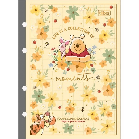 REFIL CADERNO TILIFLEX UNIVERSITÁRIO POOH 80F