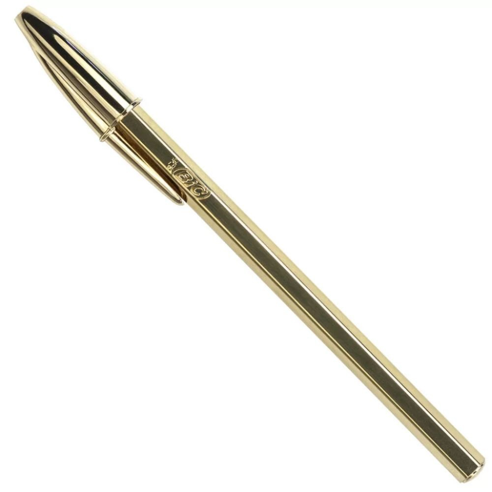 CANETA ESFEROGRÁFICA CRISTAL CELEBRATION DOURADA - BIC
