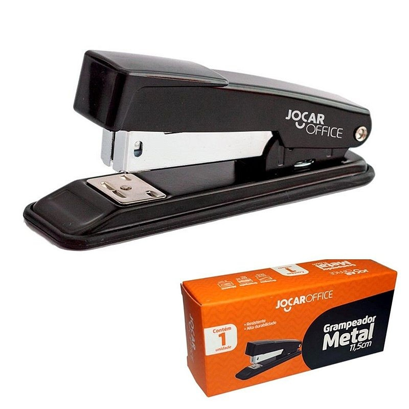 GRAMPEADOR METAL JOCAR PRETO P/25FLS. 11,5CM - LEONORA