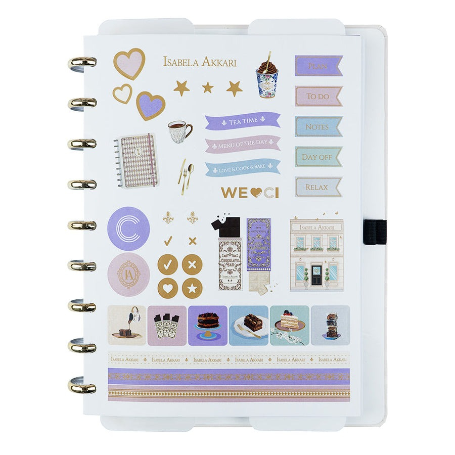 CADERNO INTELIGENTE ISA AKKARI ROSE KEY - A5