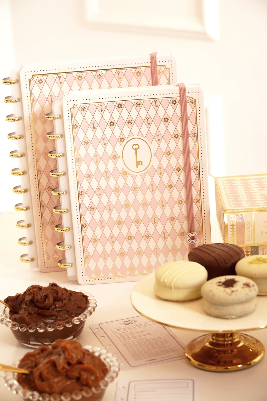 CADERNO INTELIGENTE ISA AKKARI ROSE KEY - A5