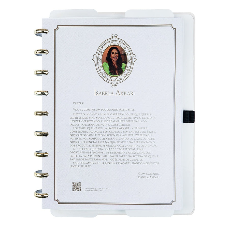 CADERNO INTELIGENTE ISA AKKARI ROSE KEY - MEDIO