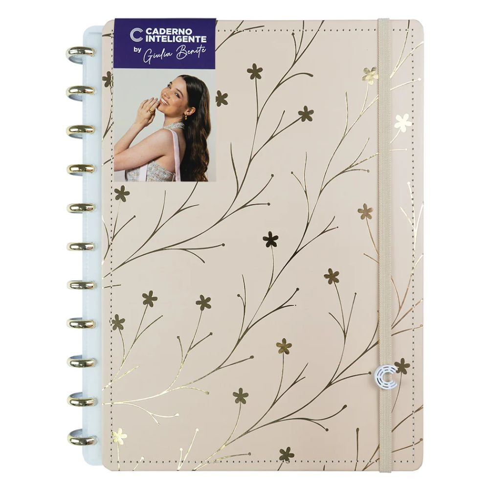 CADERNO INTELIGENTE MISS FLORAL BY GIULIA BENITE - A5