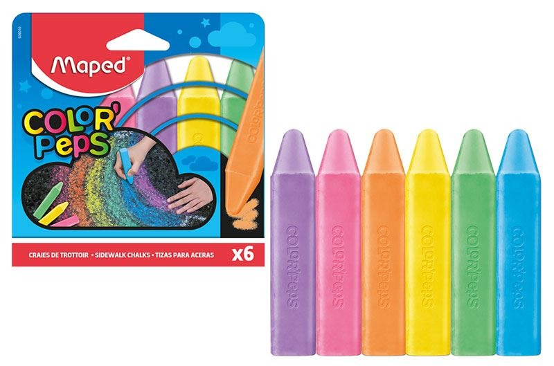 GIZ DE CHÃO COLORPEPS 6 CORES - MAPED