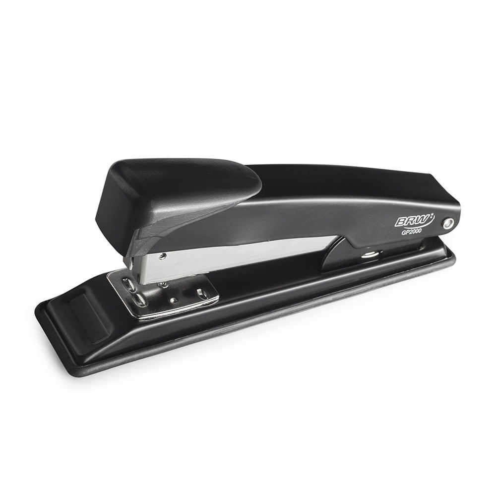 GRAMPEADOR DE METAL PARA 20FLS - BASE DE 13,5CM - PRETO - BRW