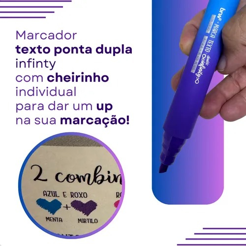 MARCA TEXTO DOUBLE INFINITY COM CHEIRO - BRW