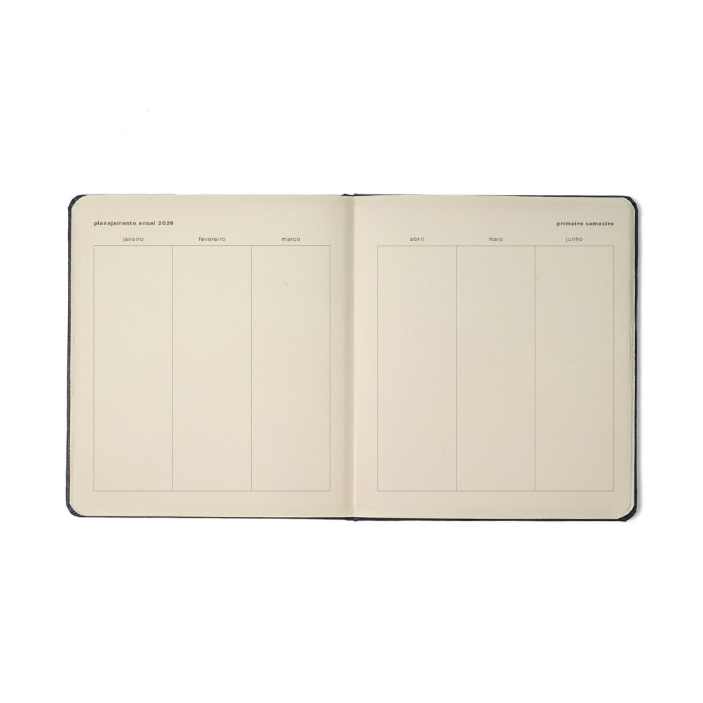 AGENDA PLANNER CICEROS 2026 BOSSA NOVA SEMANAL PLANEJAMENTO 17X19,5 BOEMIA CARAMELO