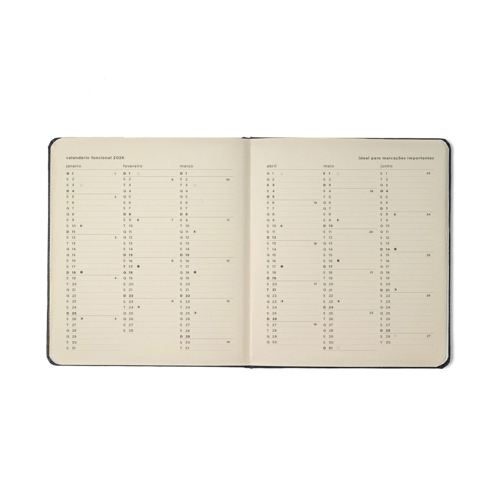 AGENDA PLANNER CICEROS 2026 JARDIM SEMANAL PLANEJAMENTO 17X19,5 OFF WHITE