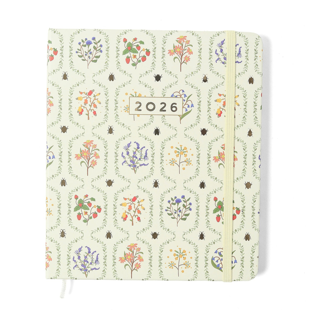 AGENDA PLANNER CICEROS 2026 JARDIM SEMANAL PLANEJAMENTO 17X19,5 OFF WHITE