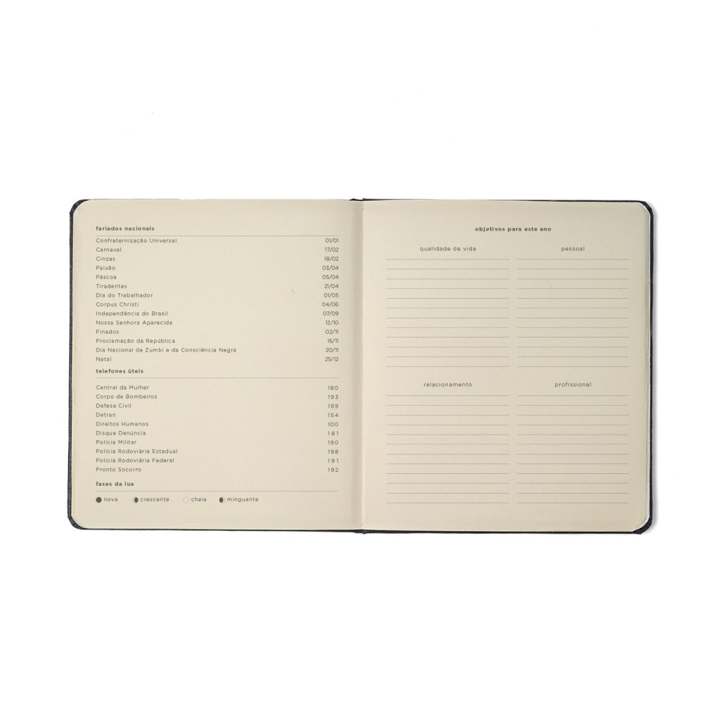 AGENDA PLANNER CICEROS 2026 JARDIM SEMANAL PLANEJAMENTO 17X19,5 OFF WHITE
